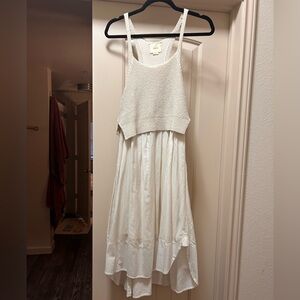 Anthropologie Cream Dress